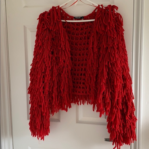 Nasty Gal Sweaters - Nasty Gal shaggy cardigan